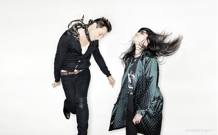 THE KILLS Jamie Hince et Alison Mosshart  © Olivier Roller